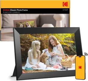Cadru foto digital Kodak 10.1 inch, 32 GB, touchscreen HD, negru