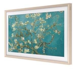 Cadru TV Samsung The Frame, 32 inch, Modern, Sandgold, Magnet - Img 4