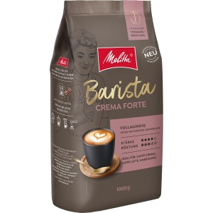 Cafea boabe Melitta Barista Crema Forte, 1KG, prajire intensa, aroma bogata