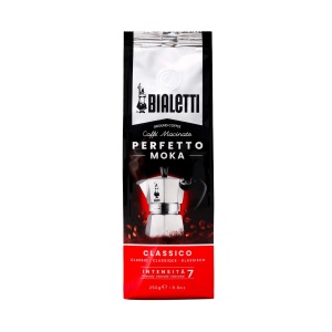Cafea Macinata Bialetti Perfetto Moka Classico, 250g, Aroma de Haselnute si Fructe Uscate