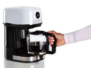 Cafetiera Ariete Moderna 1318, Cafea autentica, Filtru pentru 1 sau 2 cani, Maxi cappuccino, Oprire automata, Rasnita de cafea cu capacitate de 250 g, Alb - Img 4