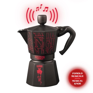 Cafetiera Bialetti Moka Express Stranger Things 6 cesti USB-C Negru - Img 3