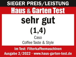 Cafetiera CASO Coffee Taste and Style 15L Permanentfilter Timer Inox - Img 13