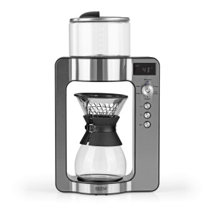 Cafetiera cu filtru BEEM 3597, 0.75L, cantar integrat, negruargintiu