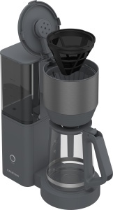 Cafetiera cu filtru Grundig KM 7340 1150W 125L Functie Aromatica Dark Inox - Img 5