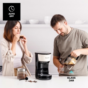 Cafetiera cu filtru Taurus Verona Vintage Cream, 12 cesti, 1000W, crem - Img 7
