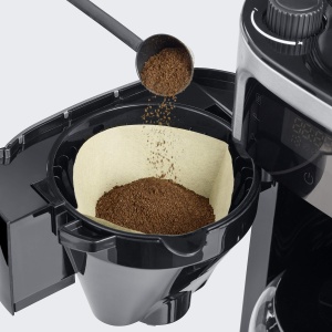 Cafetiera Severin KA 4813 cu Rasnita Integrata Timer 10 Cesti 1000W NegruInox - Img 8