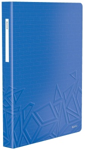 Caiet cu huse transparente Leitz Urban Chic, A4, 80 huse, culoare albastra