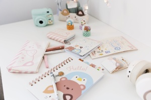 Caiet spiral NICI mymochi 15x21cm 80 foi 80g - Kawaii, colorat, ideal pentru scoala - Img 5