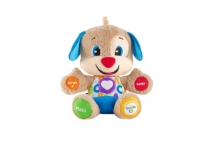 Caine de plus interactiv Fisher-Price FPM50, cu muzica si 3 niveluri de invatare