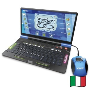 Calculator educational VTech Bit Smart Genius Plus, 164 activitati, negru