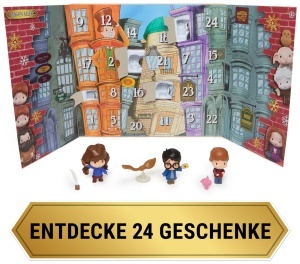 Calendar de Advent Harry Potter Weihnachtszeit in der Winkelgasse cu 24 surprize, 15 figurine si 9 accesorii - Img 2