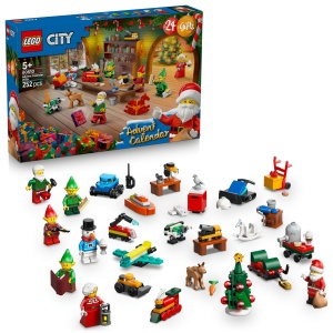 Calendare de Advent LEGO City 2026 60510 24 surprize, 252 piese