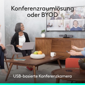 Camera de conferinta Logitech MeetUp, Ultra HD 4K, 120 grade, microfoane integrate - Img 5