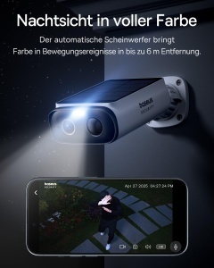 Camera de supraveghere Baseus S1 Lite, 2K, Wi-Fi, alimentare solara, IP67 - Img 6