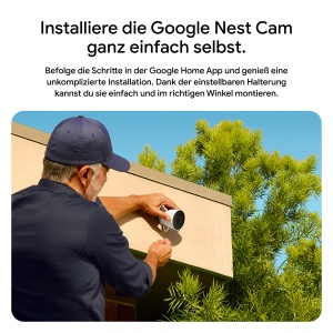 Camera de supraveghere Google Nest Cam Outdoor, 2K, vedere nocturna, alb - Img 6