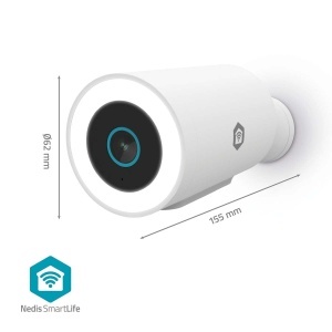 Camera de supraveghere Nedis WIFICO15CWT, 3MP Full HD, IP65, alba - Img 5