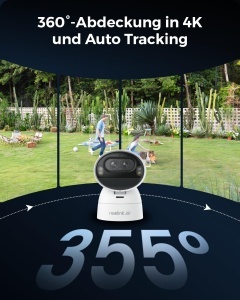 Camera de supraveghere Reolink 4K cu solar, 360 PTZ, 8MP, noapte color - Img 4