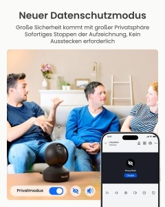 Camera de supraveghere Reolink 4K PTZ, Wi-Fi 6, zoom optic 3x, detectie sunete - Img 5