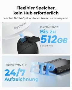 Camera de supraveghere Reolink E1 Outdoor SE PoE 4K, cu noapte colorata, auto-tracking - Img 5