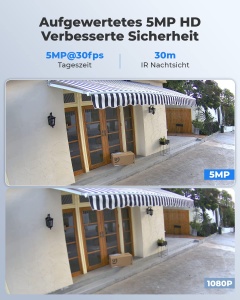 Camera de supraveghere Reolink RLC-510A 5MP, exterior, recunoastere persoanevehicule, audio - Img 2