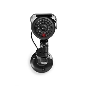 Camera de supraveghere simulata Nedis Bullet IP44, alimentare solara, neagra - Img 1