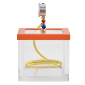 Camera de vid VEVOR de 2 galoane, camera de degazare in vid acrilica multifunctionala imbunatatita, camera de vid transparenta, pentru degazarea rasinii, degazarea silicagelului, degazarea gipsului si extractia in vid - Img 10