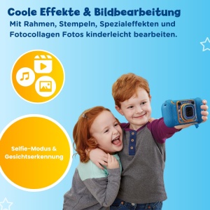 Camera digitala pentru copii VTech KidiZoom Kid, 2.0 MP, 4 zoom digital, design modern - Img 3