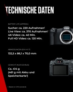 Camera foto Canon EOS R8, 24.2MP, 4K, 2 baterii incluse - Img 6