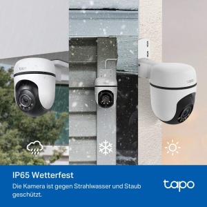 Camera supraveghere exterior Tapo C51A 2K 360deg detectie persoane vedere nocturna color - Img 8