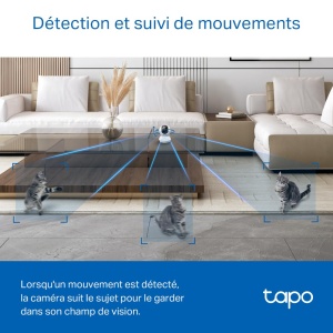 Camera supraveghere Tapo C230 3K 360deg Interior Night Vision 512GB - Img 8