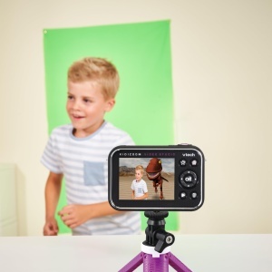 Camera video VTech KidiZoom Video Studio HD cu Greenscreen si Selfie - Img 5