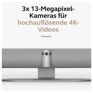 Camera videoconferinta Jabra PanaCast 50, 4K, 180 panorama, 8 microfoane, gri - Img 5