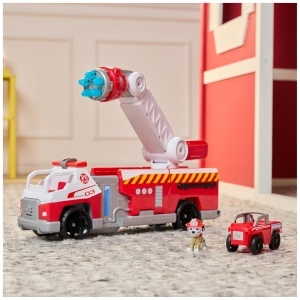 Camion de Pompieri PAW PATROL Fire Rescue Marshall, 50 cm, cu efecte de lumina si sunet