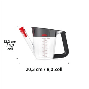 Cana de separare a grasimii OXO Good Grips, 500 mL, cu masuratori - Img 2
