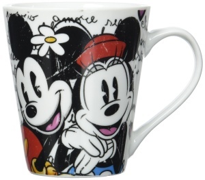Cana Egan Mickey-Minnie, Portelan, 10 cm, Diverse Designuri