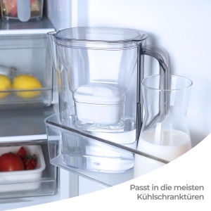 Cana filtranta Wessper AquaMax 2.7L, neagra, cu sistem de filtrare a apei - Img 5
