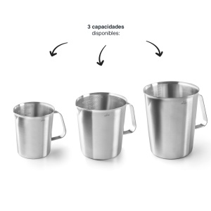 Cana gradata Lacor 62741 din otel inoxidabil 1 litru BPA-free - Img 5