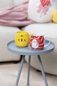 Cana Piu Piu 400ml Porcelan Galbena - Design Frumos, Practica pentru Acasa sau Birou - Img 7