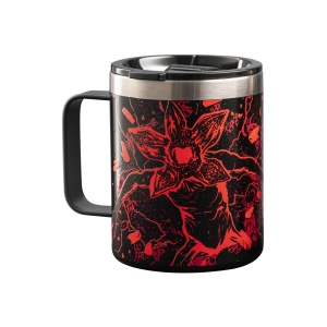 Cana termica Bialetti Stranger Things, 420 ml, cu efect de lumina, rosie - Img 2