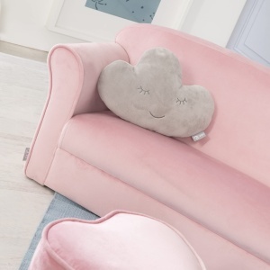 Canapea pentru copii roba Lil Sofa, rozmauve, cu perne de sprijin, 78 cm - Img 6