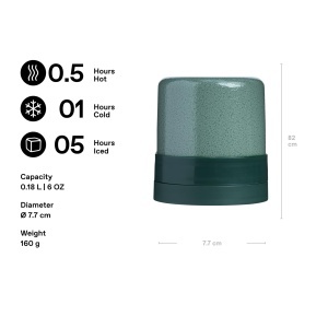 Cani izolate STANLEY 1913 Classic, 0.18 L, inox, verde - Img 2