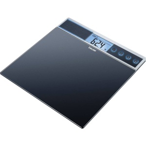 Cantar de baie Beurer GS 39 cu functie de voce, display iluminat, 150 kg