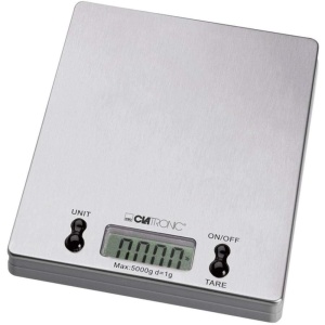 Cantar de bucatarie digital Clatronic KW 3367 inox capacitate 5 kg precizie 1 g