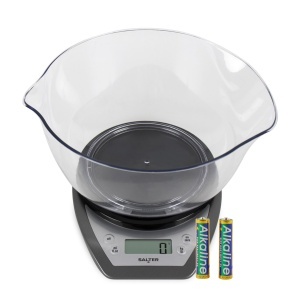 Cantar de bucatarie digital Salter cu bol detasabil de 2L, 5 kg