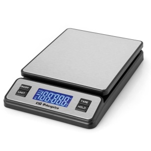 Cantar de bucatarie Orbegozo PC 3100, capacitate 40 kg, display LCD, inox