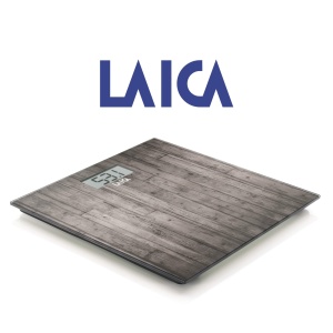 Cantar electronic personal Laica design italian lemn LCD 180 kg - Img 3