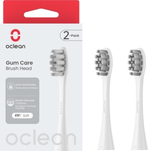 Cap de perie Oclean Ultra Gum Care, 2 bucati, Alb