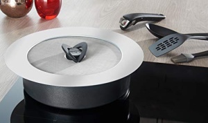 Capac anti-stropire inox Tefal Ingenio 24-30 cm, usor de curatat, design compact - Img 10