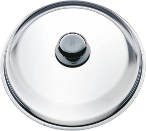 Capac pentru tigaie WMF 24 cm, din sticla termorezistenta, cu maner din inox